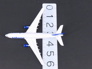 1:400 Scale Dragon Wings 55292 Die-Cast Sabena A330-223 Airliner wStand