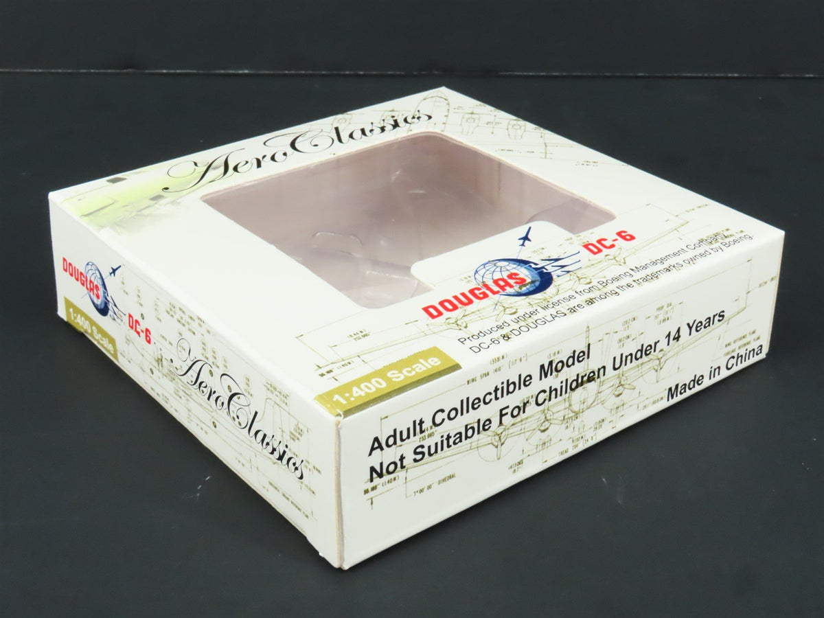 1:400 Aero Classics Die-Cast Continental McDonnell Douglas DC-6B Airliner N90961
