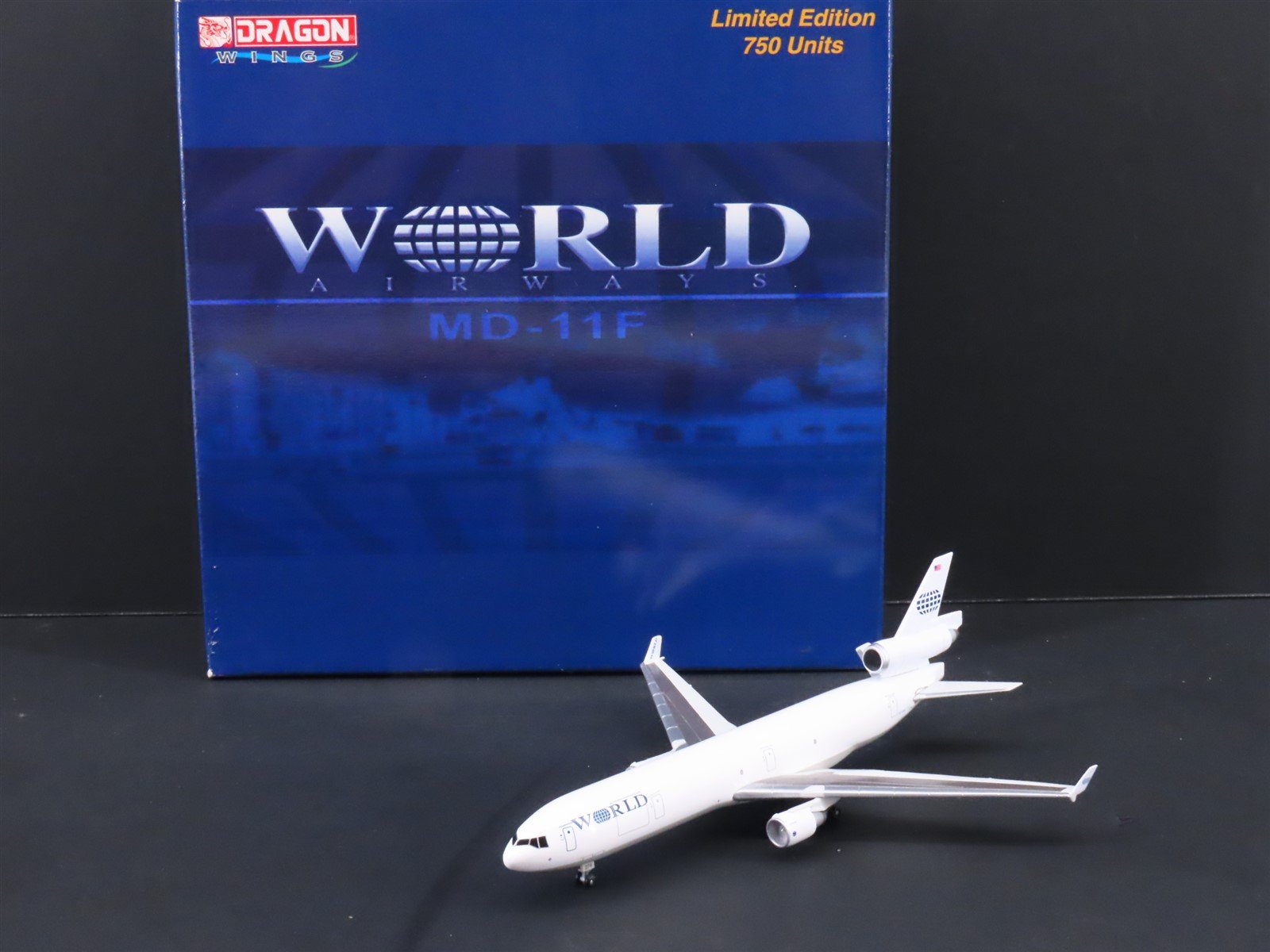 1:400 Dragon Wings JX060 Die-Cast World Air McDonnell Douglas MD-11 Airliner