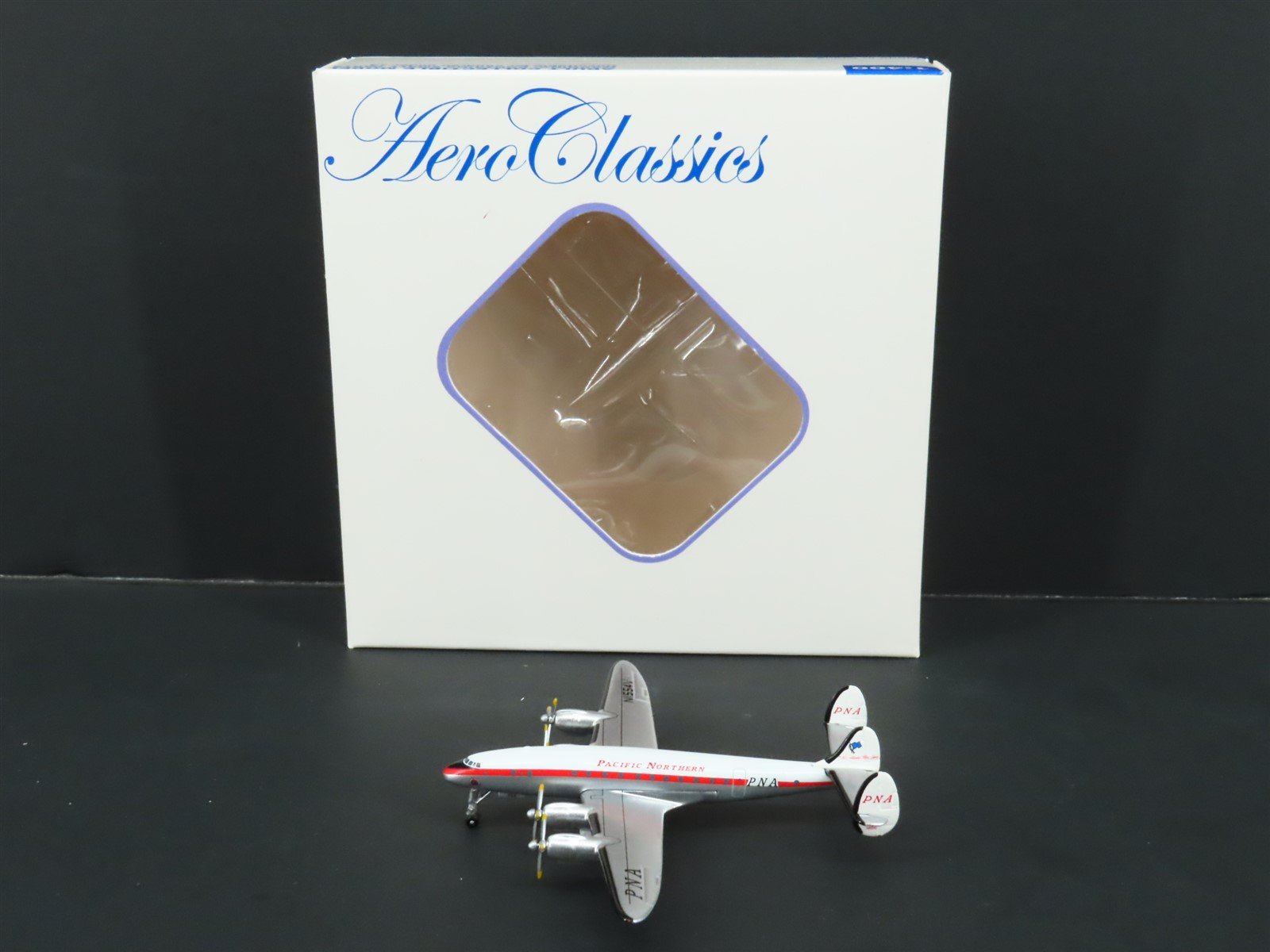 1:400 Aero Classics Die-Cast PNA Pacific Northern Lockheed L-749 Airliner N1554V