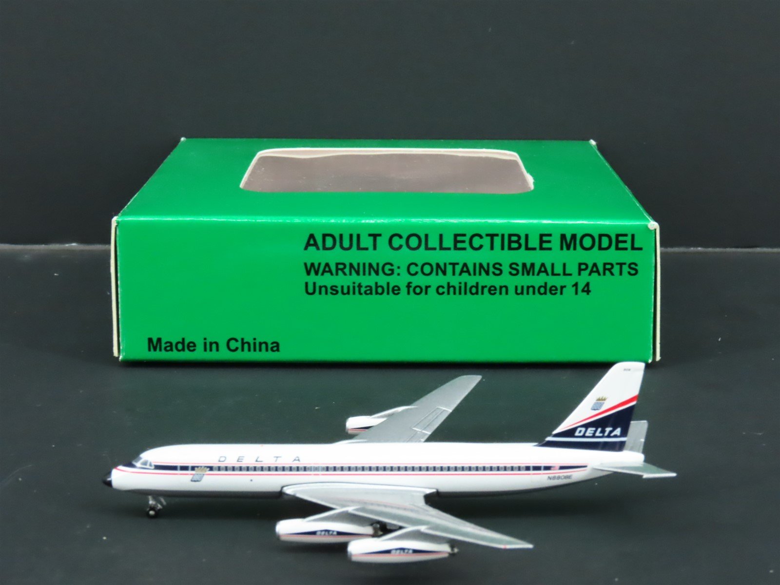 1:400 Aero Classics Die-Cast Delta Air Lines Convair CV-880-22-2 Airliner N8808E