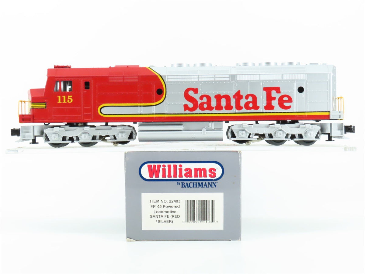 O Gauge 3-Rail Williams 22403 ATSF Santa Fe &quot;Warbonnet&quot; FP45 Diesel #115