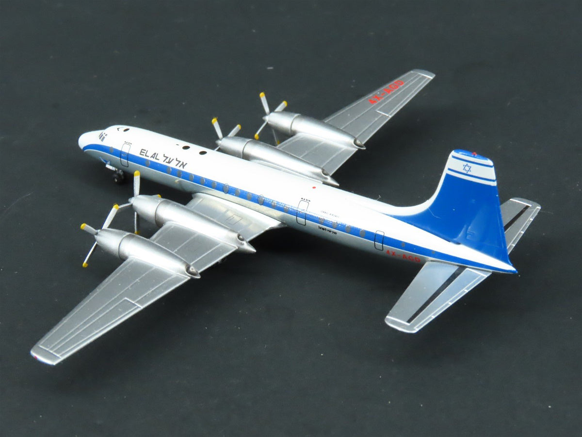 1:400 Aero Classics Die-Cast El Al Israel Bristol Britannia BB-300 Airliner