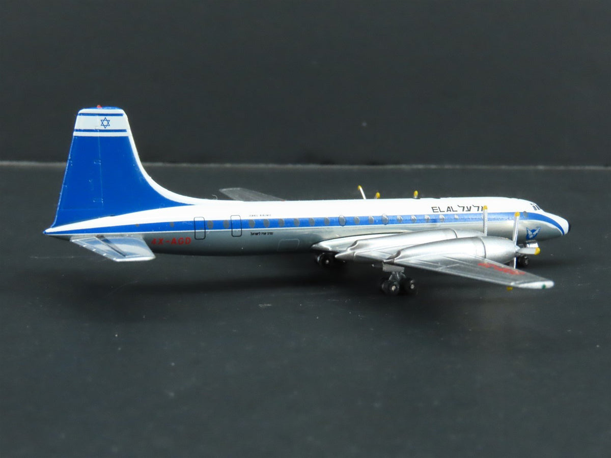 1:400 Aero Classics Die-Cast El Al Israel Bristol Britannia BB-300 Airliner