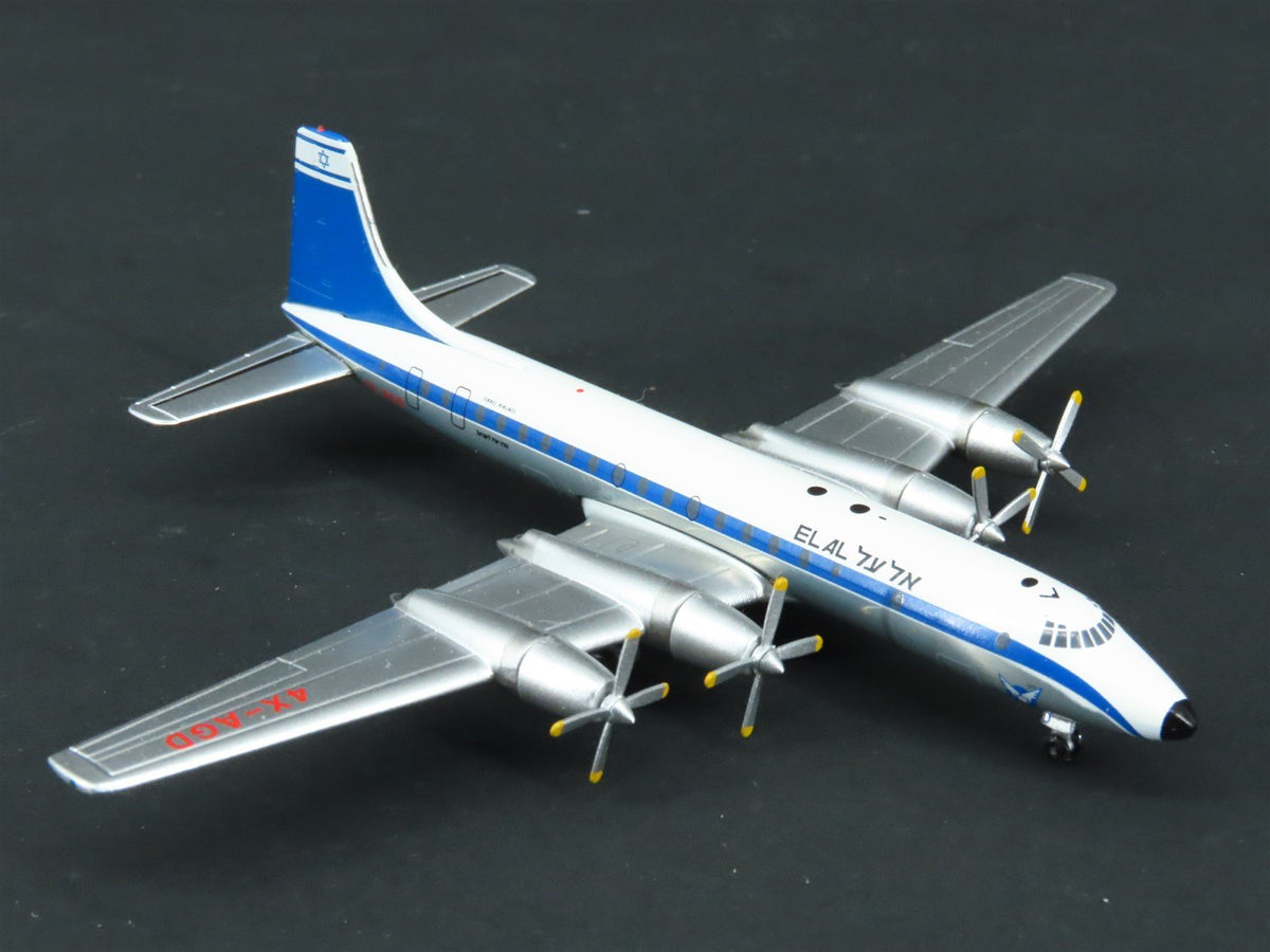 1:400 Aero Classics Die-Cast El Al Israel Bristol Britannia BB-300 Airliner