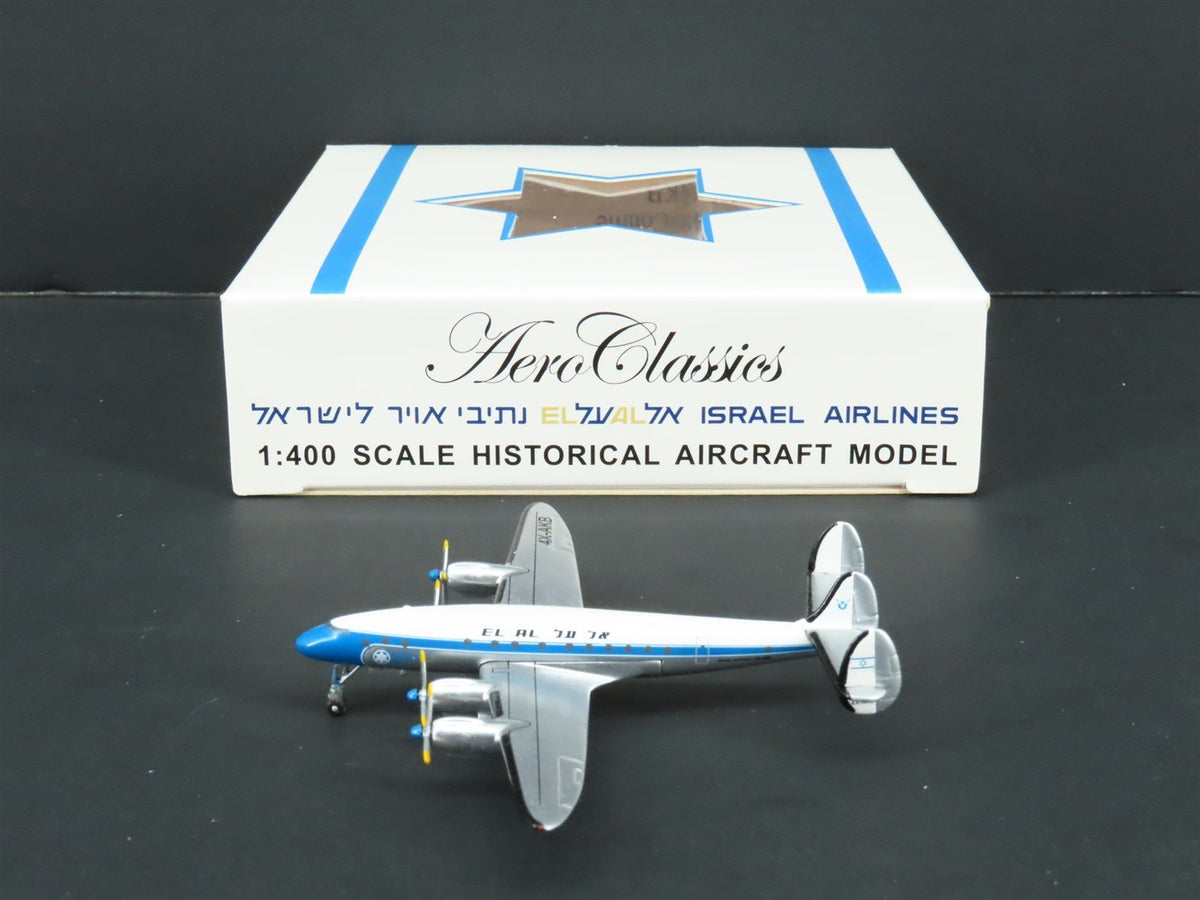 1:400 Scale Aero Classics Die-Cast El Al Israel Lockheed L-049 Connie Airliner