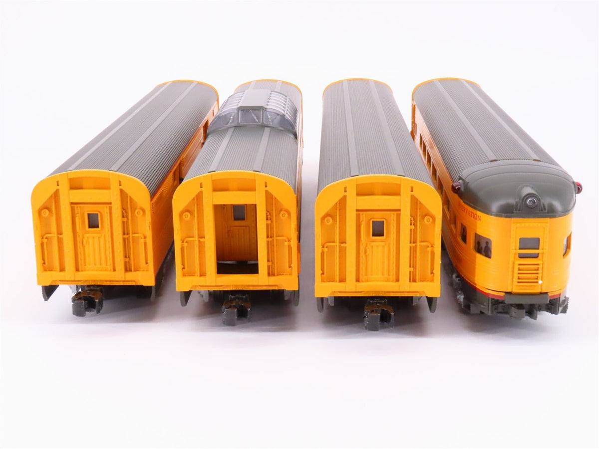 O Gauge 3-Rail Williams 43069 UP Union Pacific Aluminum Passenger 4-Car Set