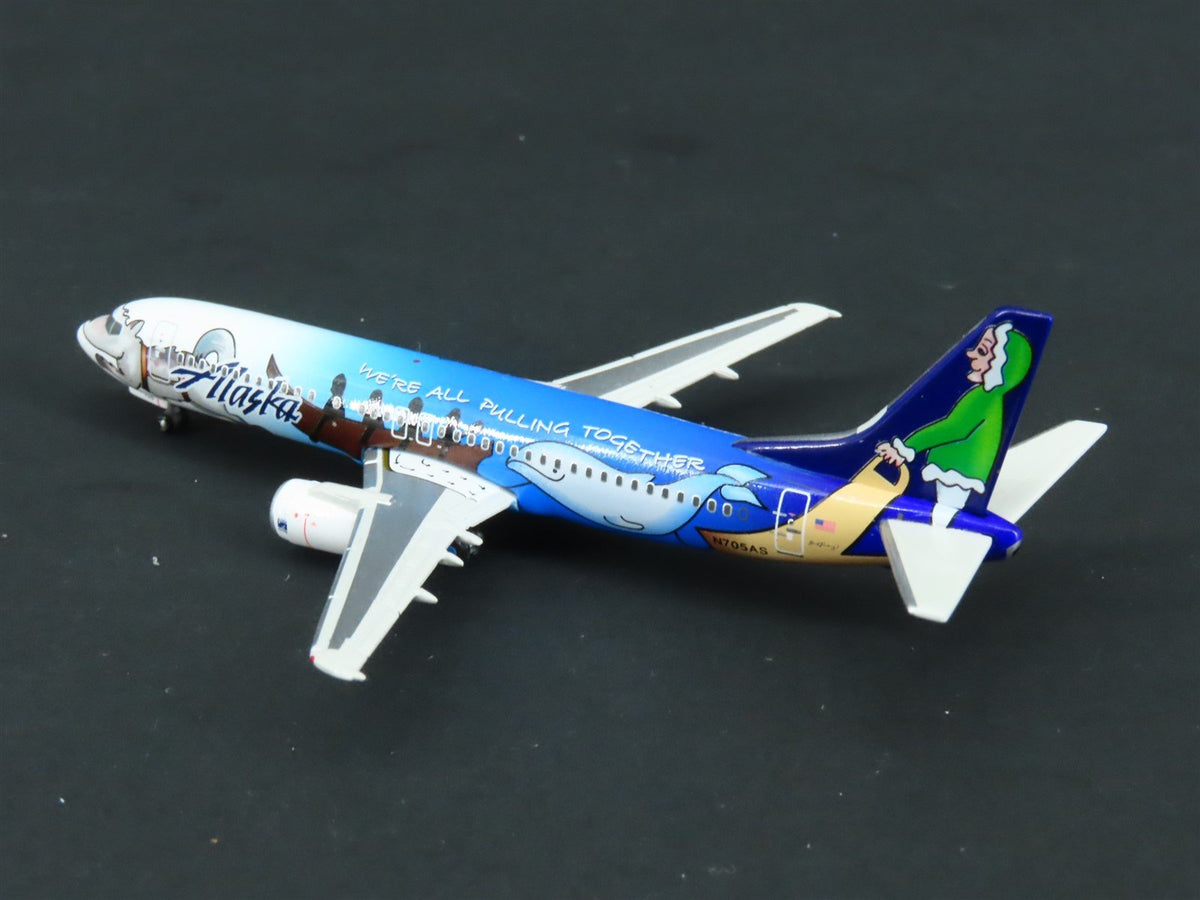 1:400 Gemini Jets GJASA944 Alaska Airlines Pulling Together Boeing B-737-400