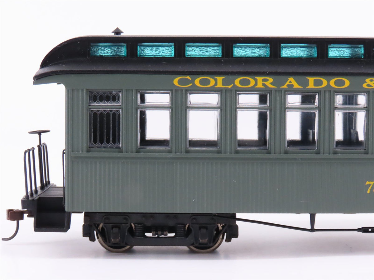 On30 Scale Bachmann 25002 C&amp;S Colorado &amp; Southern Steam Set w/ Passenger Cars