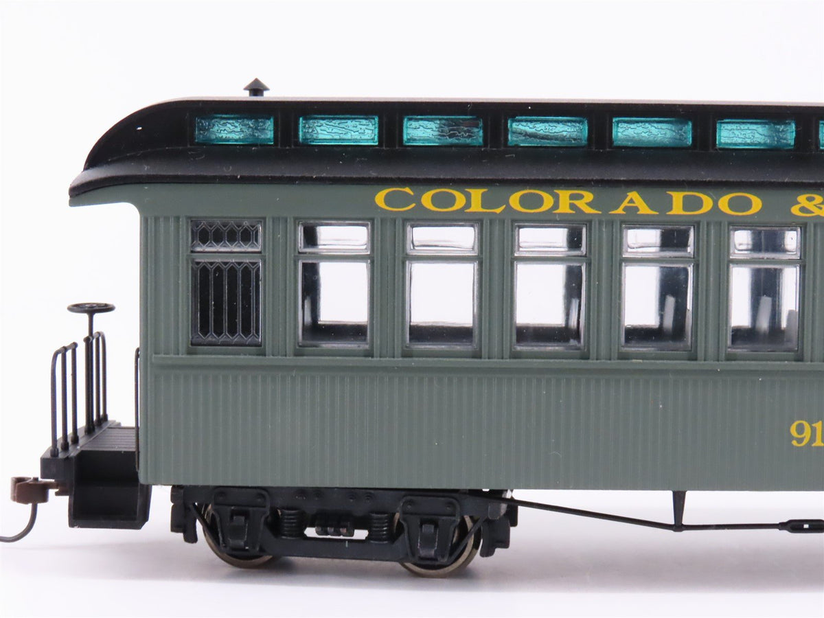 On30 Scale Bachmann 25002 C&amp;S Colorado &amp; Southern Steam Set w/ Passenger Cars