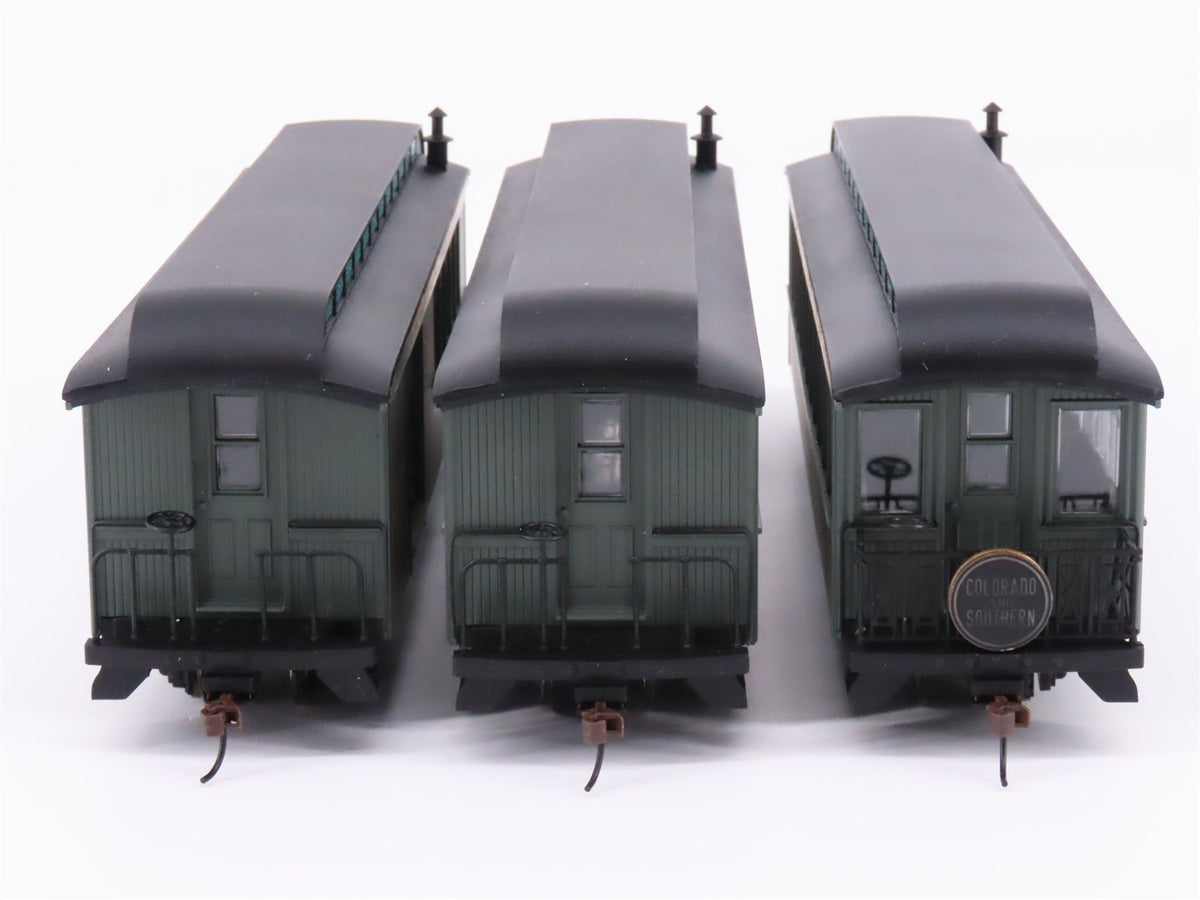 On30 Scale Bachmann 25002 C&amp;S Colorado &amp; Southern Steam Set w/ Passenger Cars