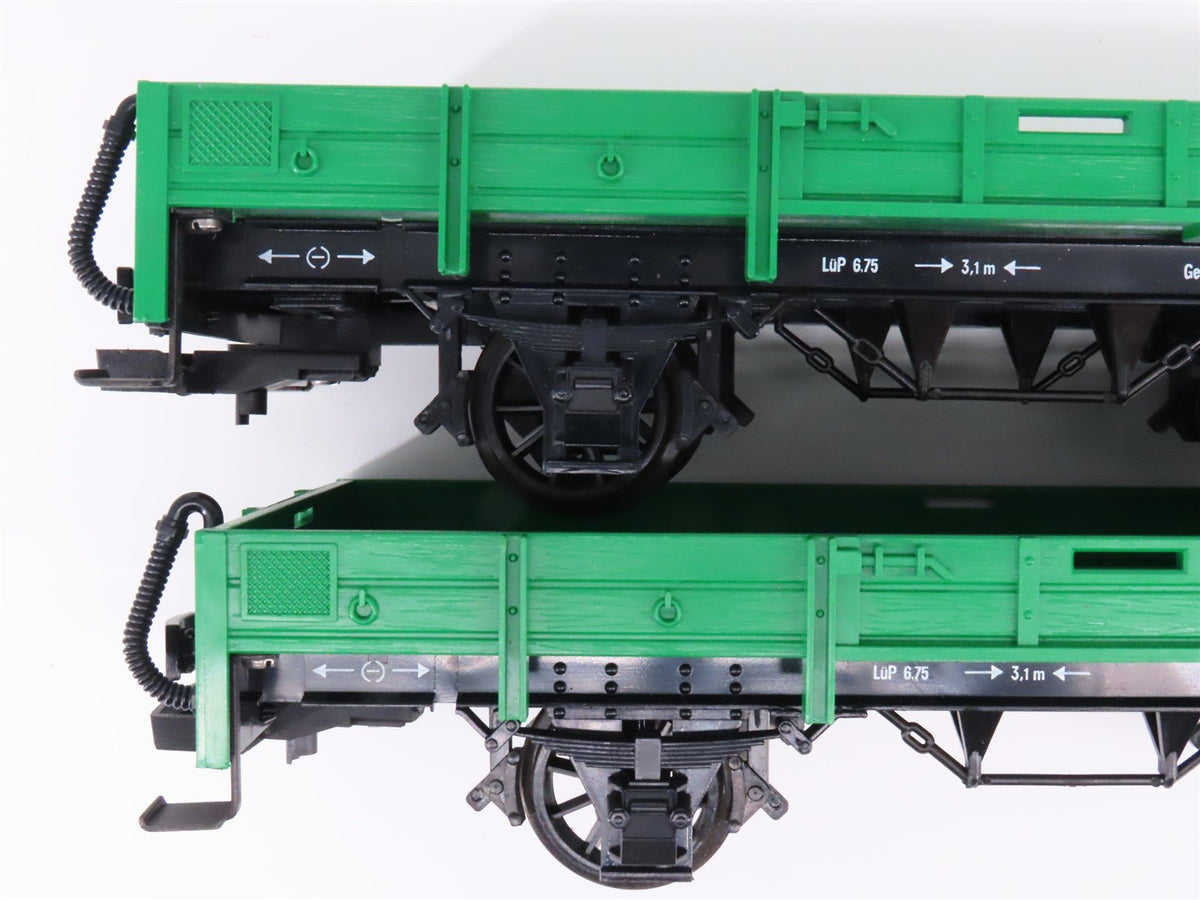 G Scale LGB 20530 Diesel Fright Train Set w/ Track &amp; 2 Cars