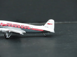 1:400 Aero Classics Die-Cast Trans Canada McDonnell Douglas DC-3 Airliner CF-TDJ