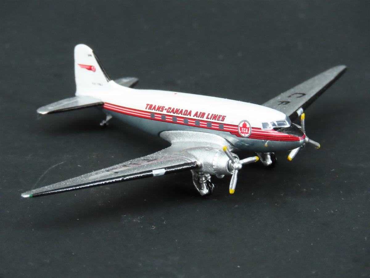 1:400 Aero Classics Die-Cast Trans Canada McDonnell Douglas DC-3 Airliner CF-TDJ