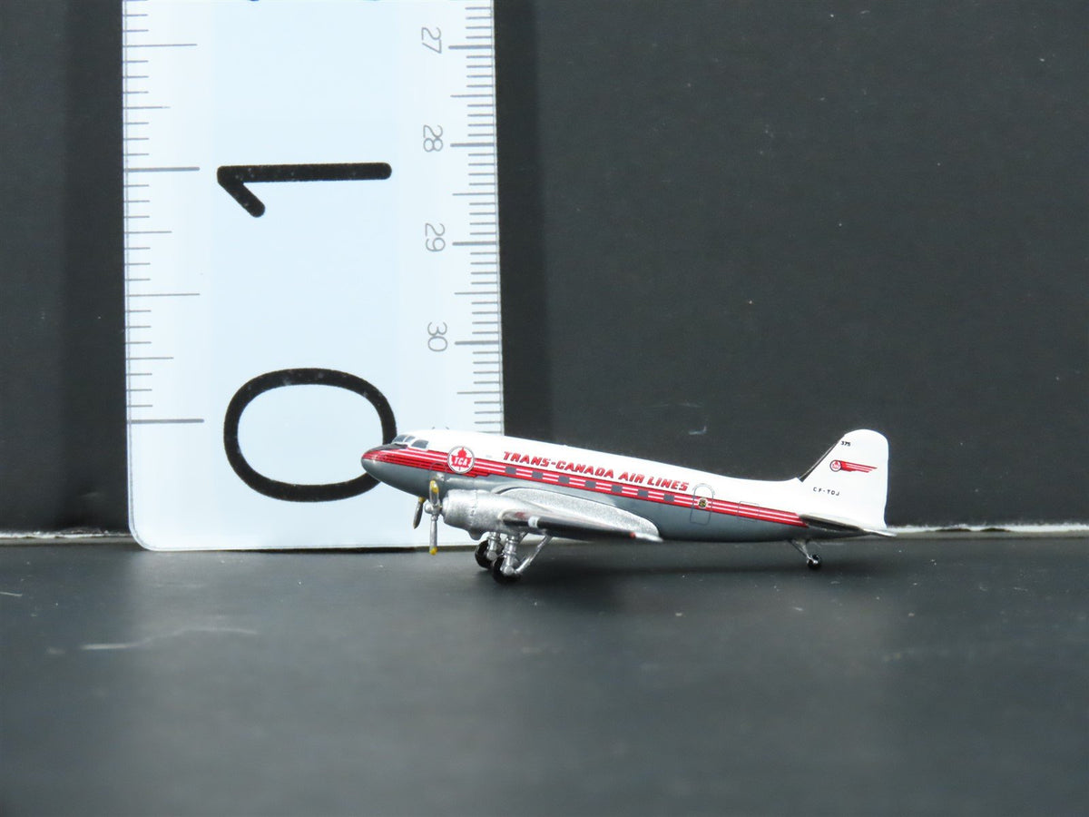 1:400 Aero Classics Die-Cast Trans Canada McDonnell Douglas DC-3 Airliner CF-TDJ