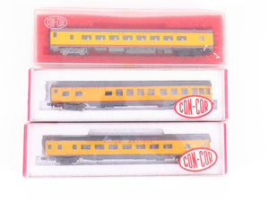 LOT of 3 N Scale Con-Cor UP Union Pacific Passenger Cars