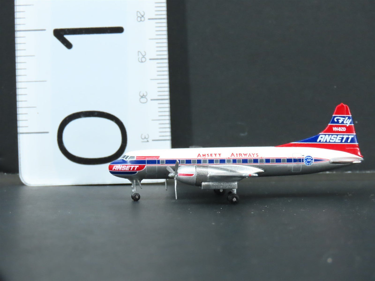 1:400 Aero Classics Die-Cast Ansett Airways Convair CV-440 Metropolitan Airliner