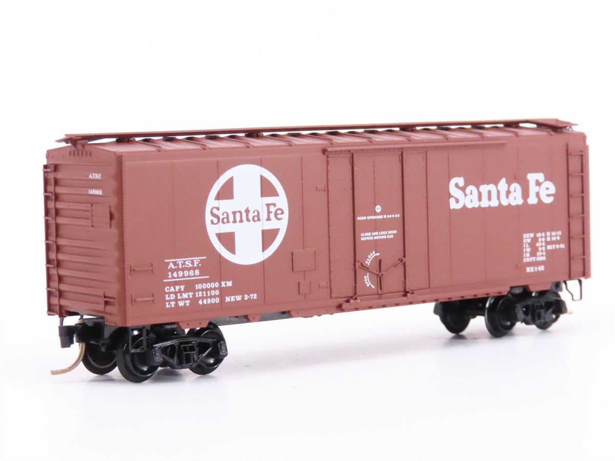 N Scale Micro-Trains MTL 21110 ATSF Santa Fe 40&#39; Plug Door Box Car #149968