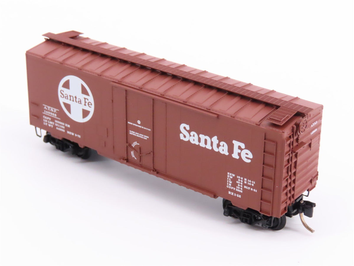 N Scale Micro-Trains MTL 21110 ATSF Santa Fe 40&#39; Plug Door Box Car #149968