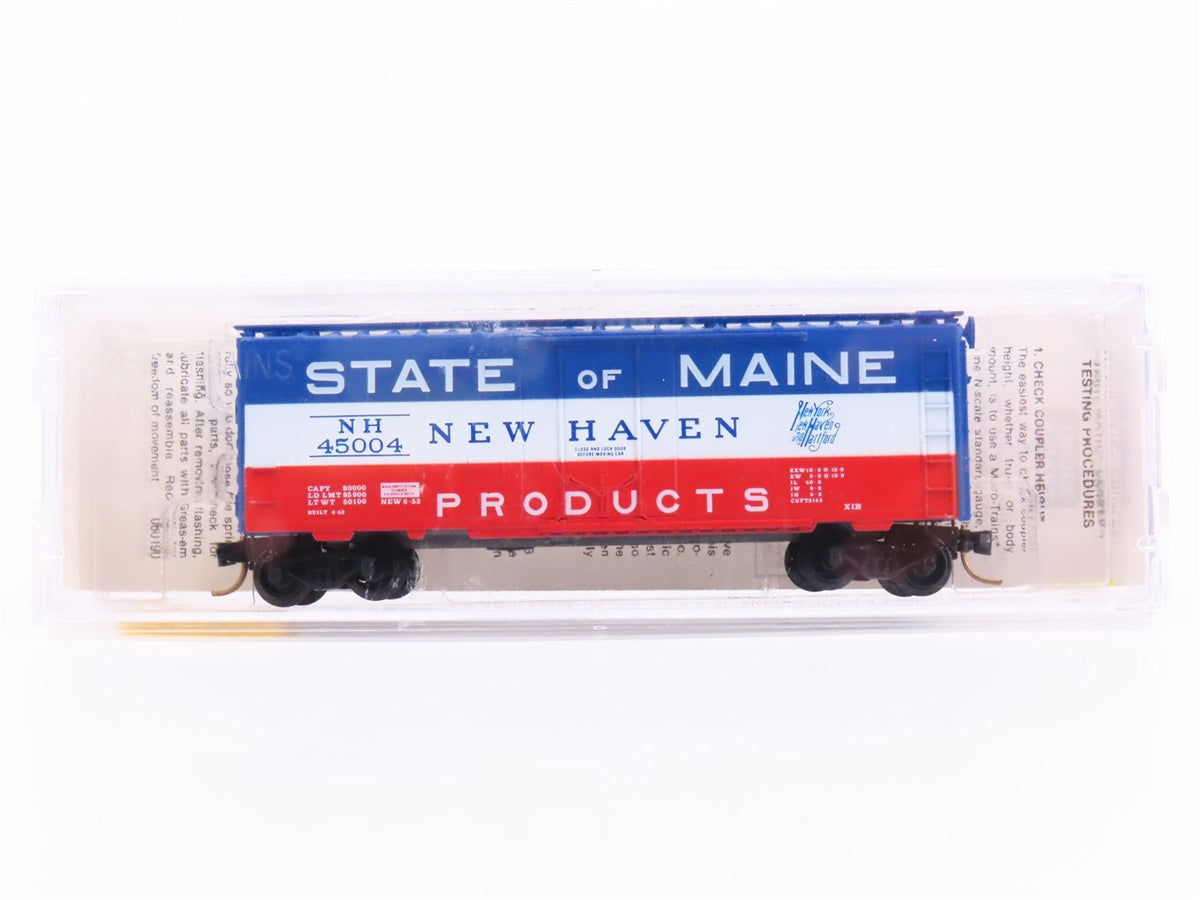 N Scale Micro-Trains MTL 21160 NH State of Maine 40&#39; Plug Door Box Car #45004