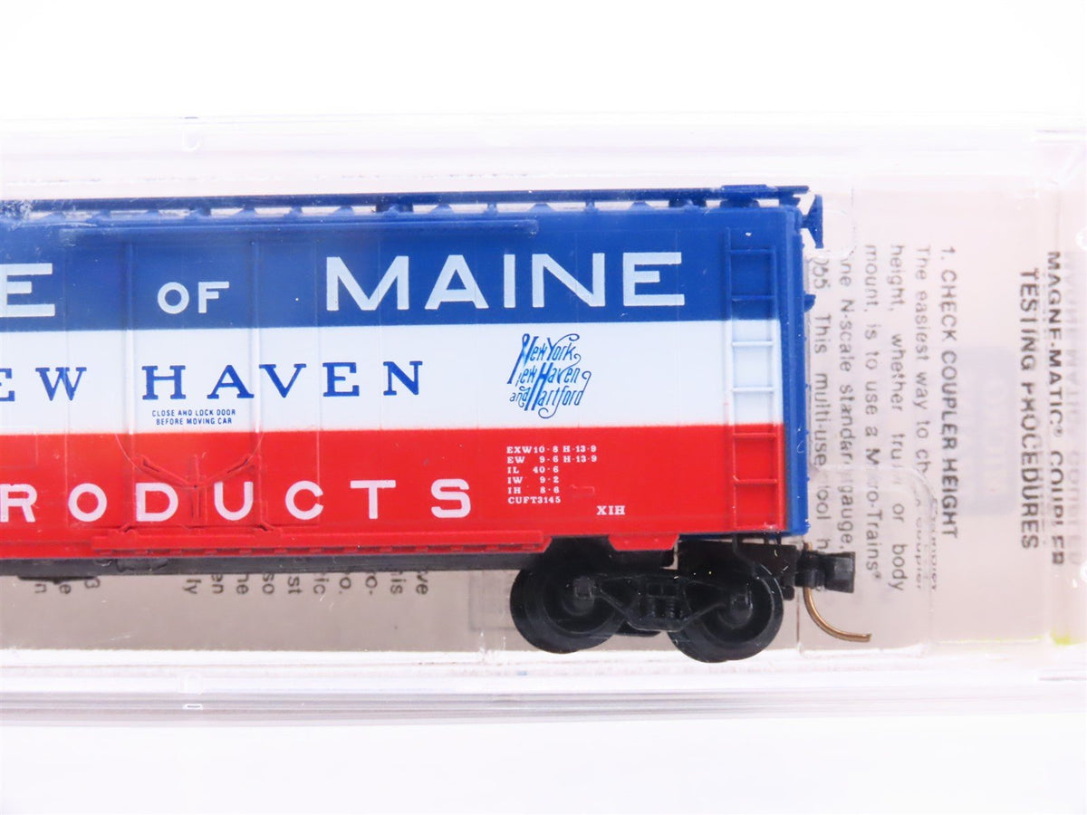 N Scale Micro-Trains MTL 21160 NH State of Maine 40&#39; Plug Door Box Car #45004