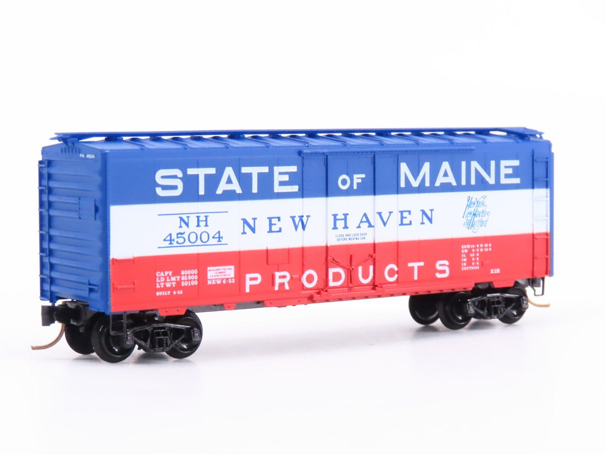 N Scale Micro-Trains MTL 21160 NH State of Maine 40&#39; Plug Door Box Car #45004