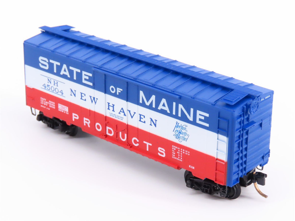 N Scale Micro-Trains MTL 21160 NH State of Maine 40&#39; Plug Door Box Car #45004