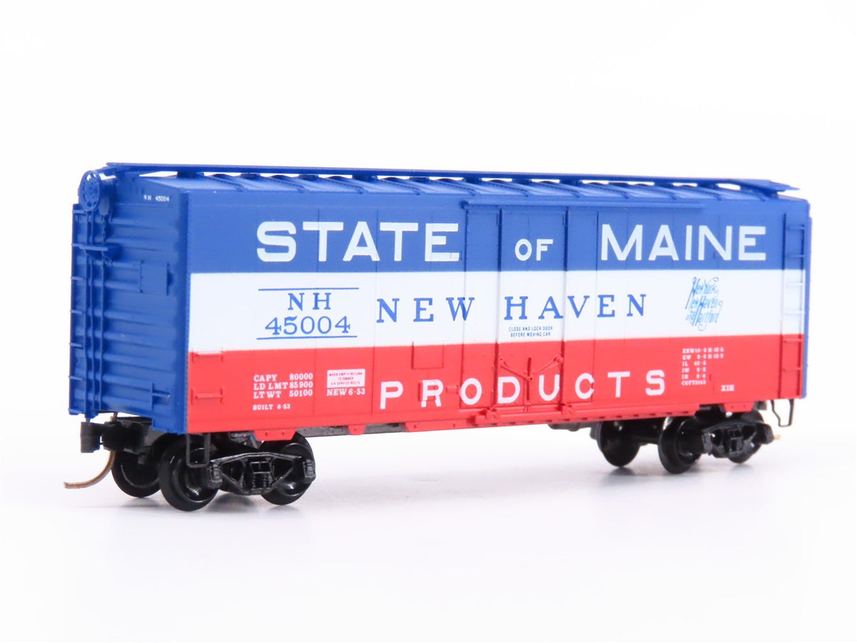 N Scale Micro-Trains MTL 21160 NH State of Maine 40&#39; Plug Door Box Car #45004