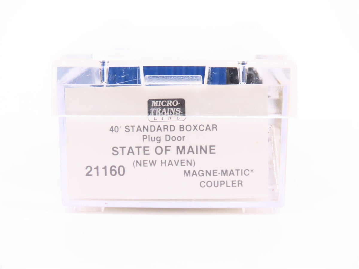 N Scale Micro-Trains MTL 21160 NH State of Maine 40&#39; Plug Door Box Car #45004