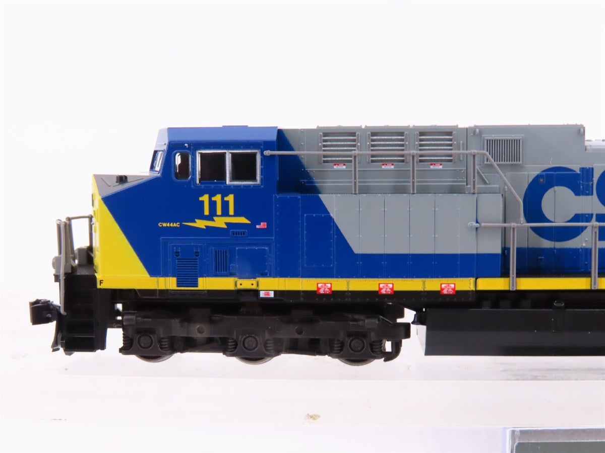 N Scale KATO 176-7044-LS CSX Railway AC4400CW Diesel #111 w/ DCC &amp; Sound