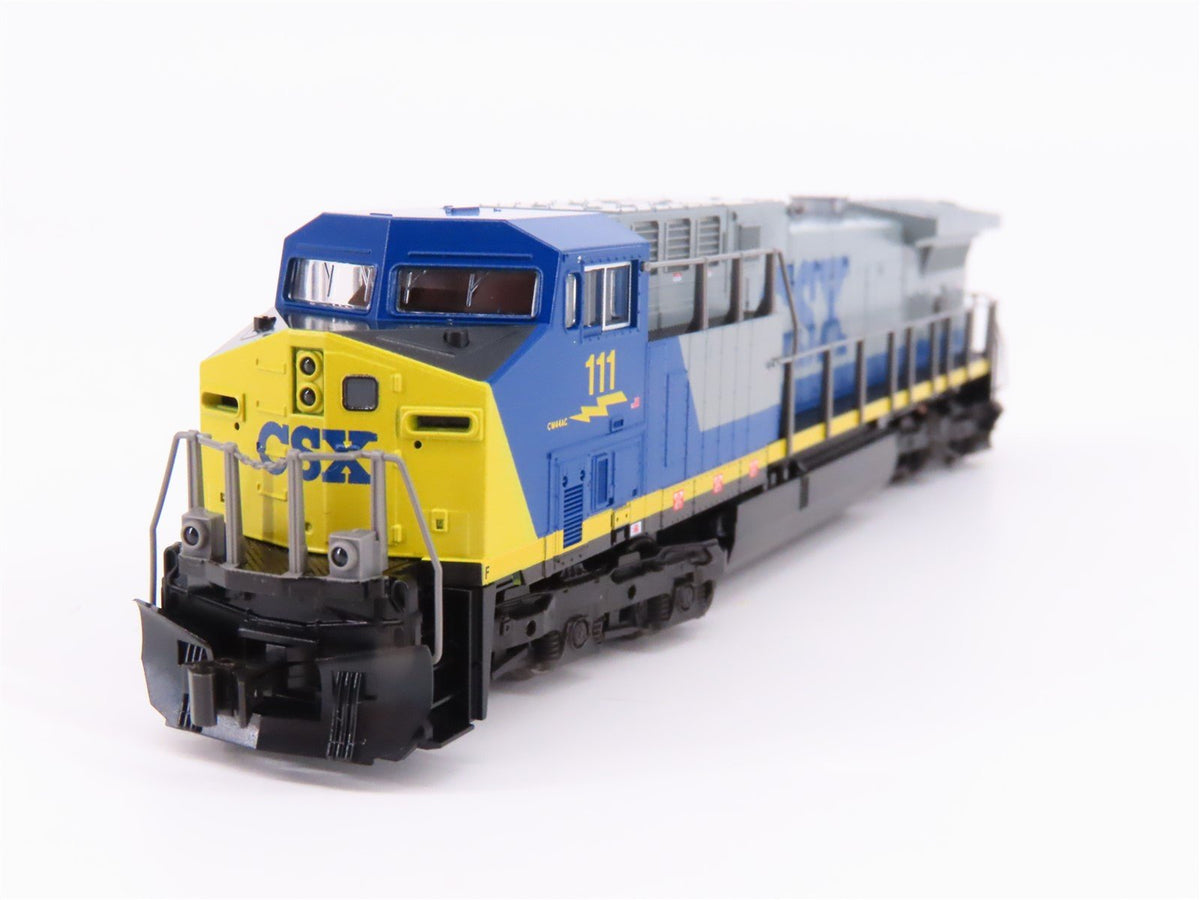 N Scale KATO 176-7044-LS CSX Railway AC4400CW Diesel #111 w/ DCC &amp; Sound