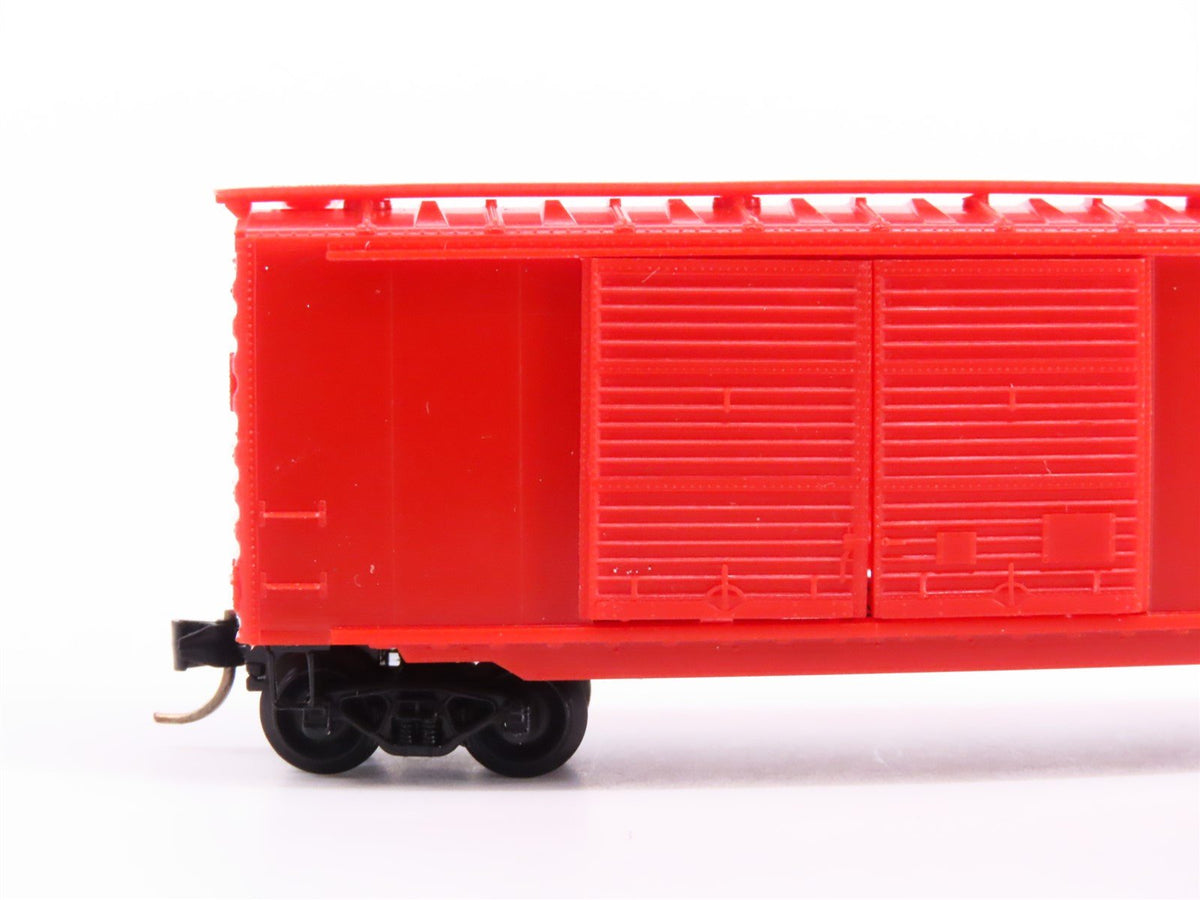 N Scale Micro-Trains MTL Undecorated Orange 40&#39; Double Door Box Car