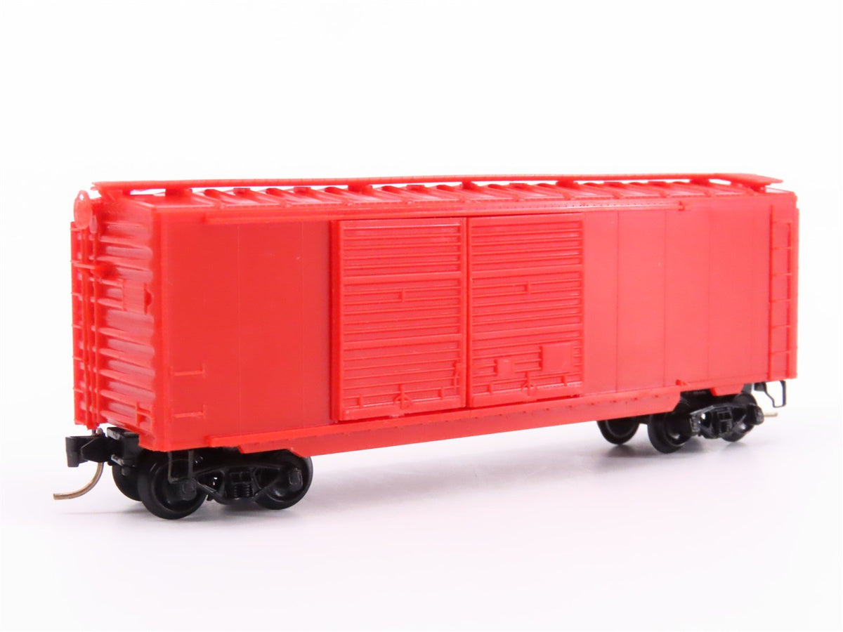 N Scale Micro-Trains MTL Undecorated Orange 40&#39; Double Door Box Car