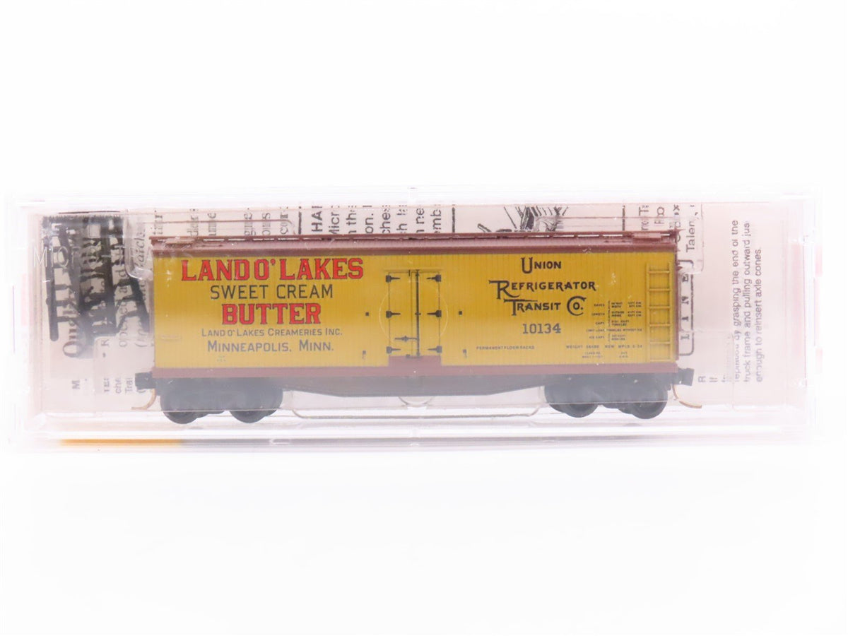 N Scale Micro-Trains MTL 49470 URTC Land O&#39; Lakes 40&#39; Wood Reefer #10134