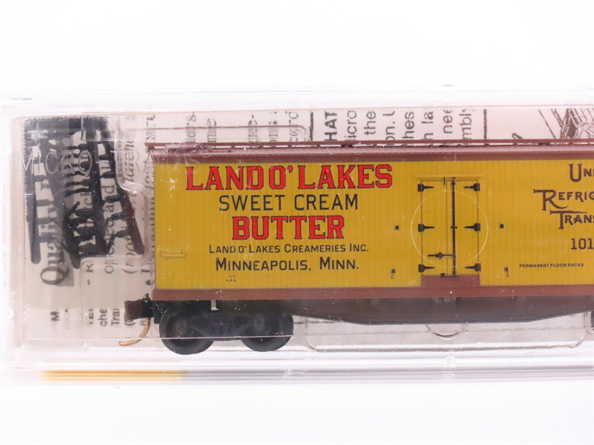 N Scale Micro-Trains MTL 49470 URTC Land O&#39; Lakes 40&#39; Wood Reefer #10134