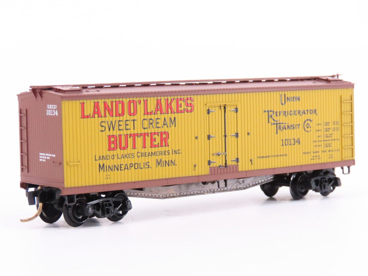 N Scale Micro-Trains MTL 49470 URTC Land O&#39; Lakes 40&#39; Wood Reefer #10134