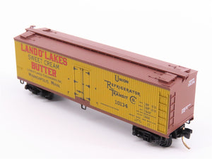 N Scale Micro-Trains MTL 49470 URTC Land O' Lakes 40' Wood Reefer #10134