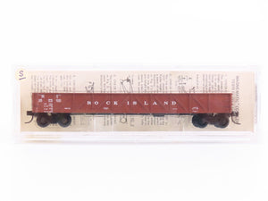 N Scale Kadee Micro-Trains MTL 61010 RI Rock Island 50' Gondola #187500