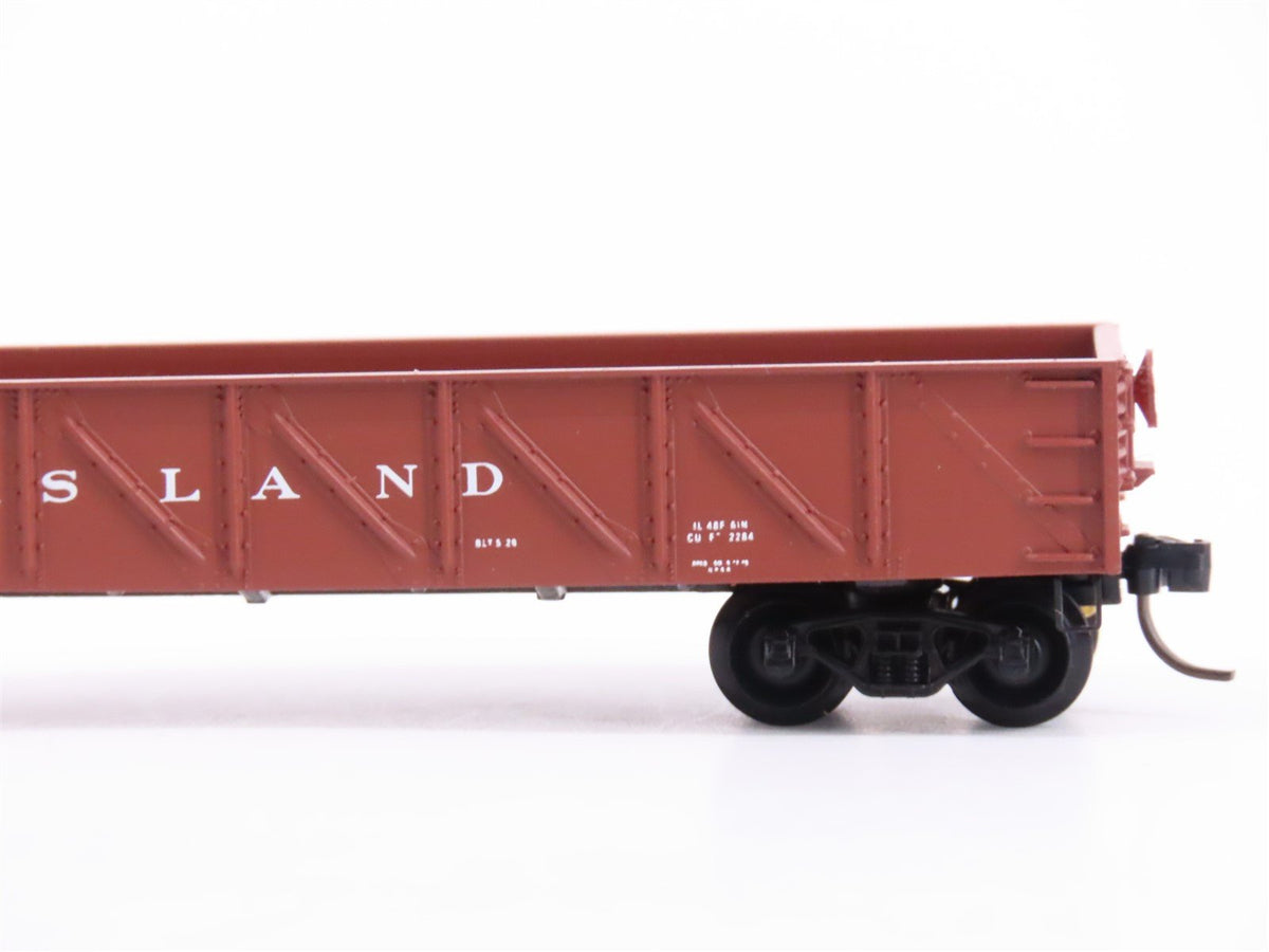 N Scale Kadee Micro-Trains MTL 61010 RI Rock Island 50&#39; Gondola #187500