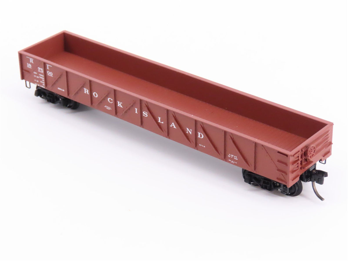 N Scale Kadee Micro-Trains MTL 61010 RI Rock Island 50&#39; Gondola #187500