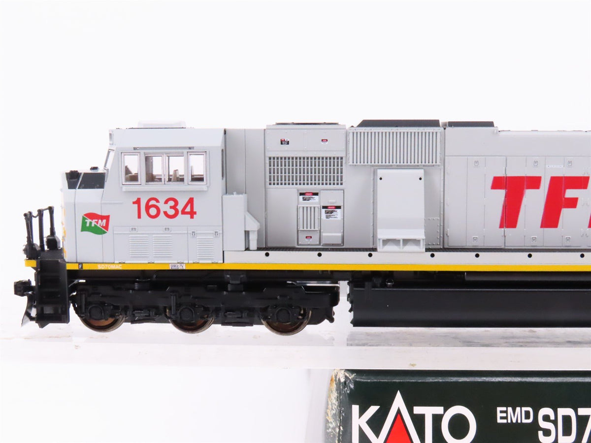 HO Scale KATO 37-6456 TFM Railway SD70MAC Diesel Locomotive #1634 - DCC Ready