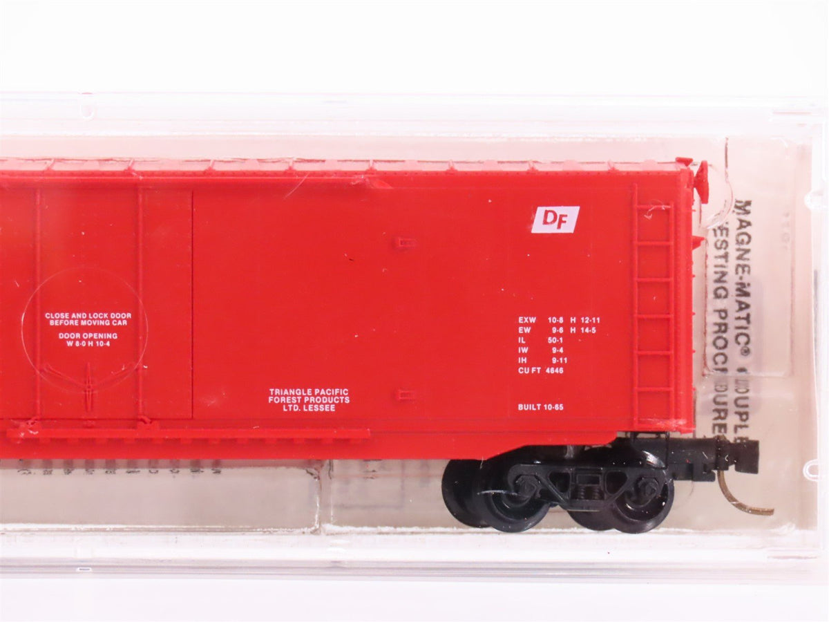 N Scale Micro-Trains MTL 38130 TPFX Triangle Pacific 50&#39; Plug Door Box Car #5515