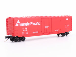 N Scale Micro-Trains MTL 38130 TPFX Triangle Pacific 50' Plug Door Box Car #5515