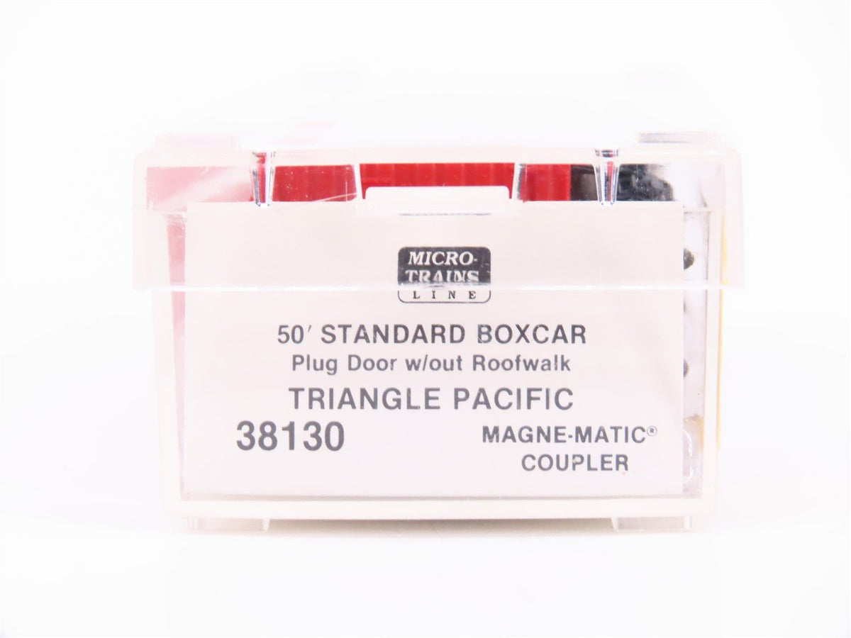 N Scale Micro-Trains MTL 38130 TPFX Triangle Pacific 50&#39; Plug Door Box Car #5515