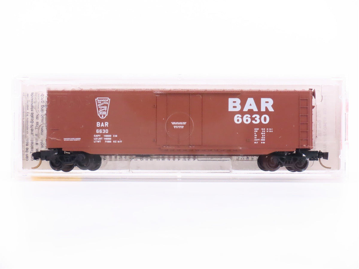 N Scale Micro-Trains MTL 38140 BAR Bangor &amp; Aroostook Railroad 50&#39; Box Car #6630