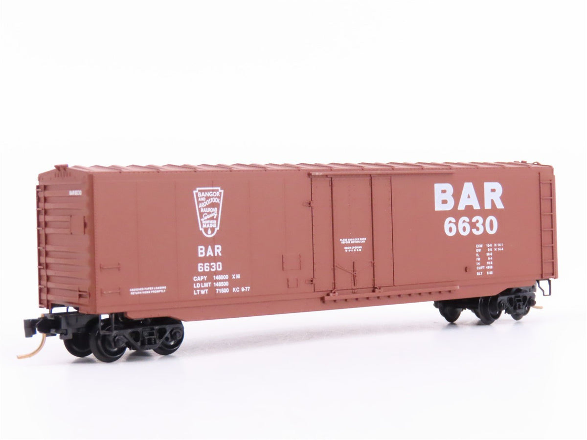 N Scale Micro-Trains MTL 38140 BAR Bangor &amp; Aroostook Railroad 50&#39; Box Car #6630