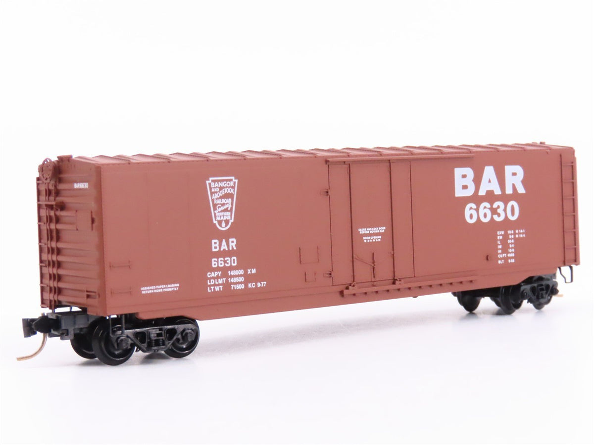 N Scale Micro-Trains MTL 38140 BAR Bangor &amp; Aroostook Railroad 50&#39; Box Car #6630