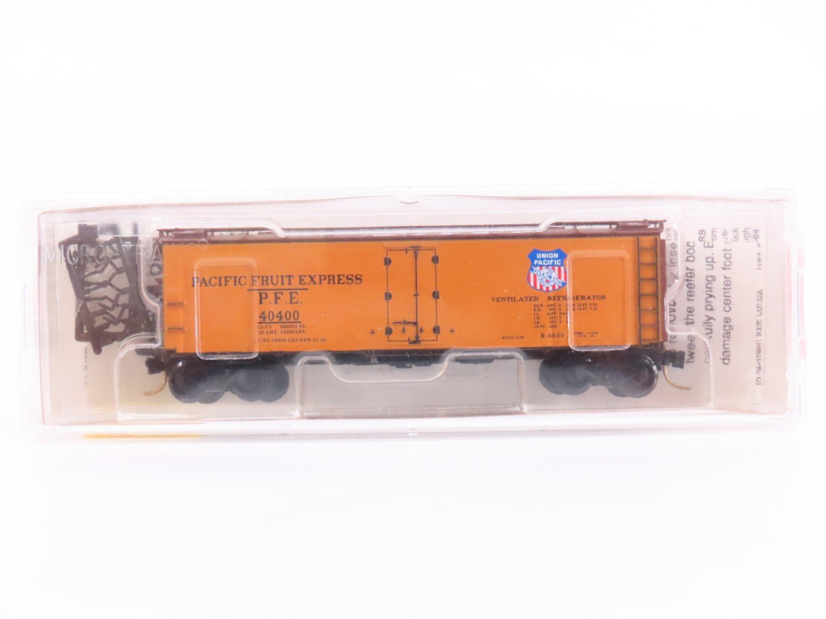 N Scale Micro-Trains MTL 59010 SP UP PFE Pacific Fruit Express 40&#39; Reefer #40400