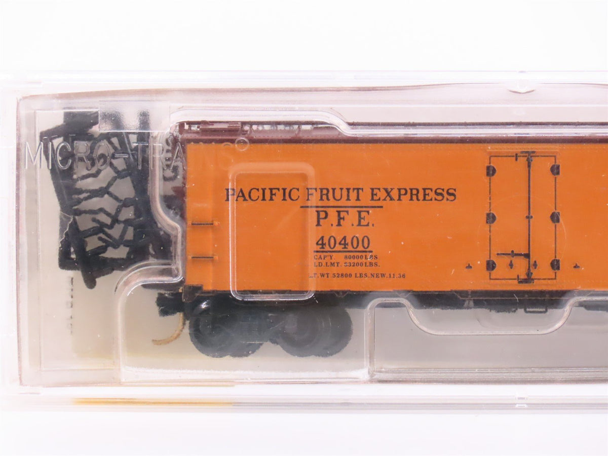 N Scale Micro-Trains MTL 59010 SP UP PFE Pacific Fruit Express 40&#39; Reefer #40400