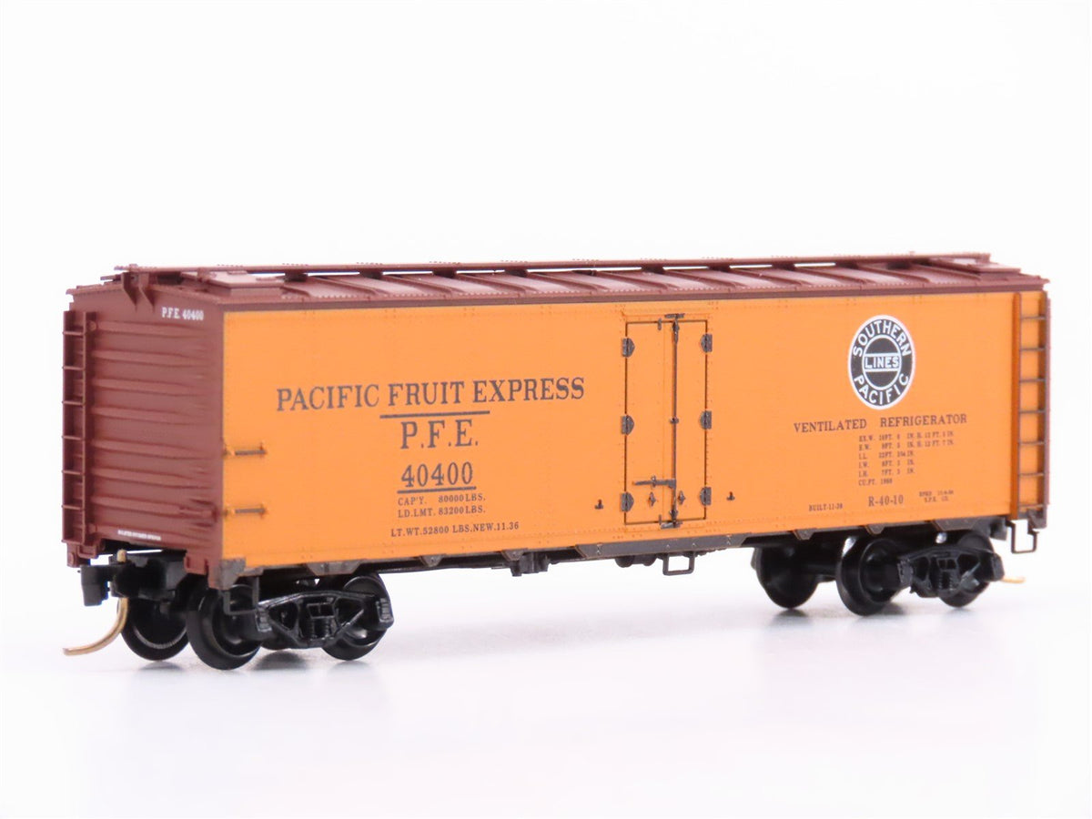 N Scale Micro-Trains MTL 59010 SP UP PFE Pacific Fruit Express 40&#39; Reefer #40400